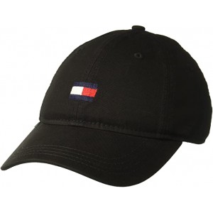 Tommy Hilfiger Men's Ardin Dad Hat- Black